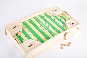 Pintoy 2-i-1 spil Fotboll Flipper och Pinball spel till barn i trä-5