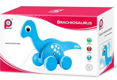 Pintoy dragleksak Brachiosaurus Dinosaur  (fr. 12 mån) -2