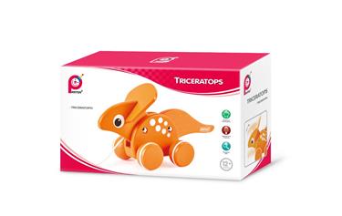 Pintoy dragleksak Triceratops Dinosaur (fr.12 mån)-2