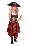 Pirat Flicka Utklädning till barn