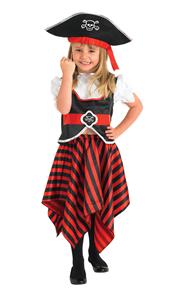 Pirat Flicka Utklädning till barn