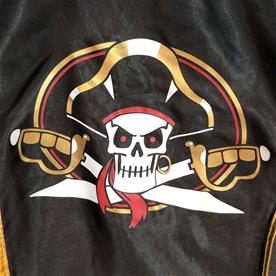 Pirat kappa Captain Cross för utklädnad-4