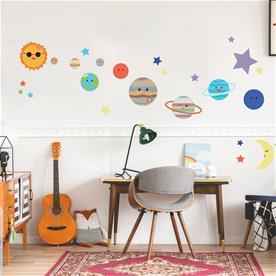 Planeter och stjärnor Wallstickers