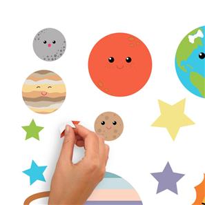 Planeter och stjärnor Wallstickers-2