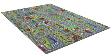 Playcity Bil barnmatta 140 x 200 cm-3