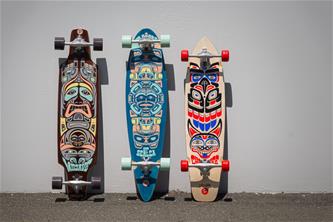 Playlife Longboard Seneca Skateboard-9