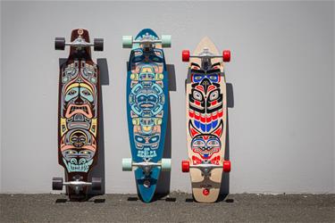Playlife Longboard Seneca Skateboard-9