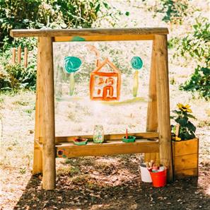 Plum Discovery Create Easel för utomhusbruk för barn-3