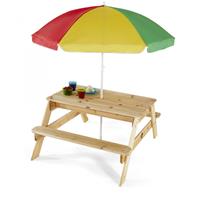 Plum Trä Barn Trädgårdsbord med parasoll
