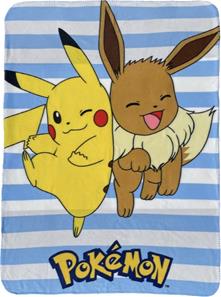 Pokémon Pikachu & Eevee fleecefilt 100x140 cm
