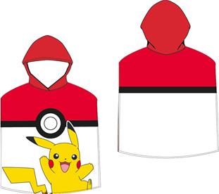 Pokemon Poncho badhandduk med huva - 100 procent bomull