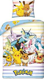 Pokémon-sängkläder 140 x 200 cm – 100 procent bomull