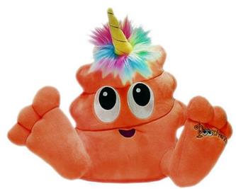 Poo-Nicorns 25,5 cm Gosedjur, Orange