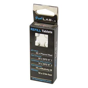 PoolLab 1.0 Refill set med tabletter