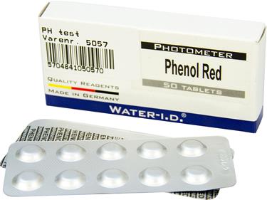 PoolLab Refill Phenol Red - 50 st. PH Test tabletter