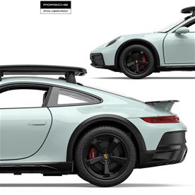 Porsche 911 Dakar Radiostyrd bil 1:14-3