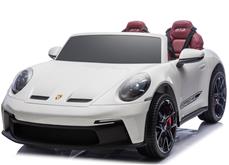 Porsche 911 GT3 Elbil för barn 21,6 V med litium, gummihjul och lädersäte