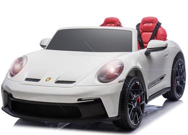 Porsche 911 GT3 Touring Elbil för barn 21,6 V med litium, gummihjul, läder
