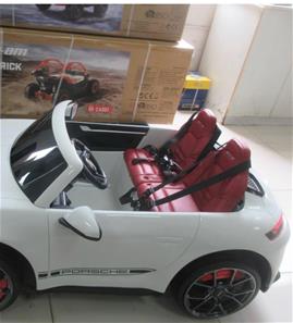 Porsche 911 GT3 Touring Elbil för barn 21,6 V med litium, gummihjul, läder-8