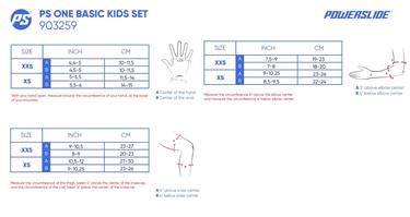 Powerslide One Standard Skydd set till barn 3-pack-3
