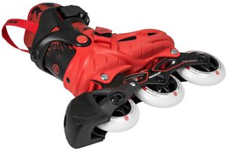 Powerslide Phuzion Universe 3W Red Inlines Rullskridskor-3