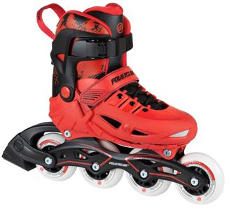 Powerslide Phuzion Universe 4W Red Inlines Rullskridskor-2