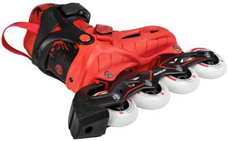 Powerslide Phuzion Universe 4W Red Inlines Rullskridskor-3