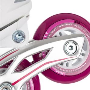 Powerslide Phuzion Universe 4WD Pink Inlines Rullskridskor-8