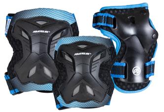 Powerslide Pro Skydd set till barn 3-pack, blå