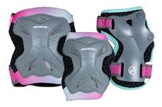 Powerslide Pro Skydd set till barn 3-pack, pink