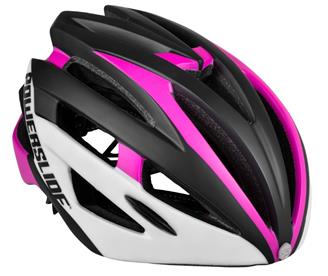 Powerslide Race Attack Pink Hjälm med LED Ljus