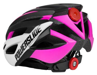 Powerslide Race Attack Pink Hjälm med LED Ljus-3