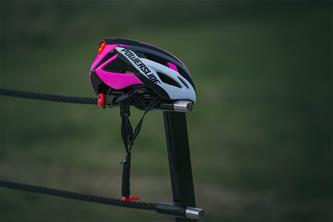 Powerslide Race Attack Pink Hjälm med LED Ljus-7