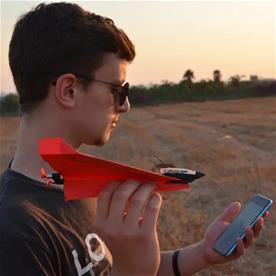 POWERUP 4.0 Smart RC Pappersflygplan-10