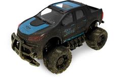 Radiostyrd Mud Off-Road Truck 1:18 Sort/Blå, 2.4G