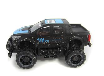 Radiostyrd Mud Off-Road Truck 1:18 Sort/Blå, 2.4G-3