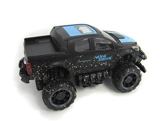 Radiostyrd Mud Off-Road Truck 1:18 Sort/Blå, 2.4G-5