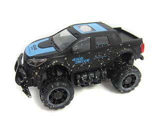 Radiostyrd Mud Off-Road Truck 1:18 Sort/Blå, 2.4G-7