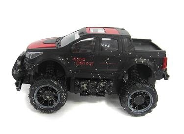 Radiostyrd  Mud Off-Road Truck 1:18 Sort/Rød, 2.4G-3