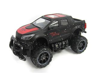 Radiostyrd  Mud Off-Road Truck 1:18 Sort/Rød, 2.4G-4