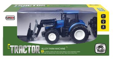 Radiostyrd Traktor m/frontlastare 1:24 Alloy 2.4G-2