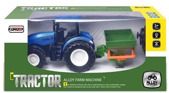 Radiostyrd Traktor m/spridare 1:24 Alloy 2.4G-2