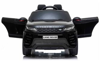 Range Rover Evoque Elbil till barn m/4x12V + Gummihjul + Lädersäte-2