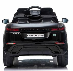 Range Rover Evoque Elbil till barn m/4x12V + Gummihjul + Lädersäte-5