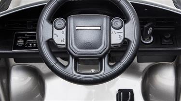 Range Rover Evoque Elbil till barn m/Lithium  + 4x12V + Gummihjul-4