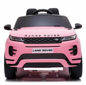 Range Rover Evoque Elbil till barn Pink m/Lithium  + 4x12V + Gummihjul-5