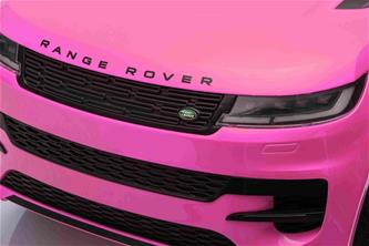 Range Rover Sport Elbil till barn Pink 21,6V m/Gummihjul + Lädersäte-10