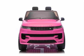 Range Rover Sport Elbil till barn Pink 21,6V m/Gummihjul + Lädersäte-12