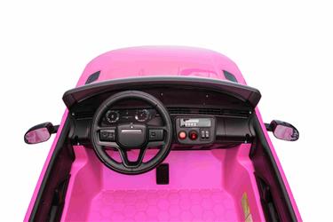 Range Rover Sport Elbil till barn Pink 21,6V m/Gummihjul + Lädersäte-13