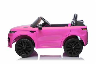 Range Rover Sport Elbil till barn Pink 21,6V m/Gummihjul + Lädersäte-14
